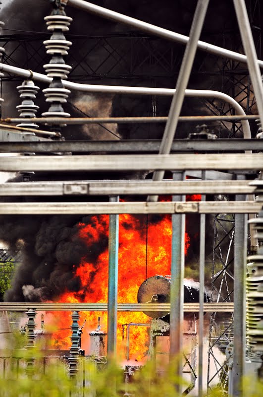 Sammamish Sub Station Fire